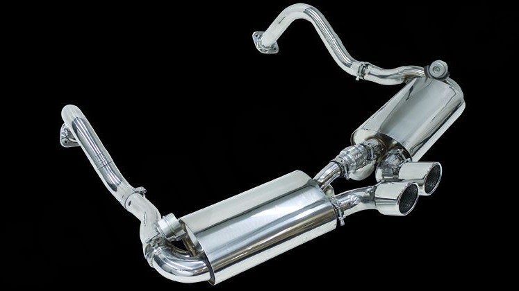 Photo of Cargraphic Sport Rear Silencer Set for the Porsche 981 Boxster/Cayman - Image 2