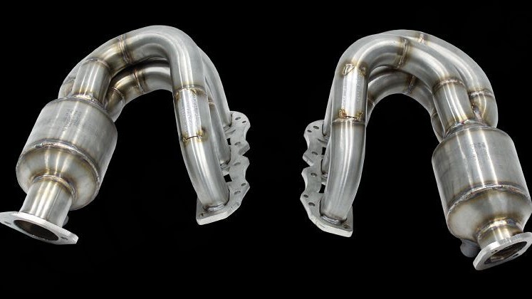 Photo of Cargraphic New Generation Long Tube Manifold Set for the Porsche 981 Boxster/Cayman - Image 2