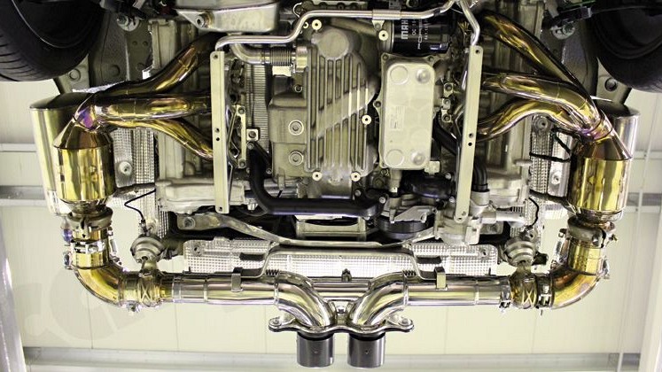 Photo of Cargraphic Sport Exhaust System Kit 3 Lightweight for the Porsche 991 (Mk I) GT3/GT3 RS - Image 6