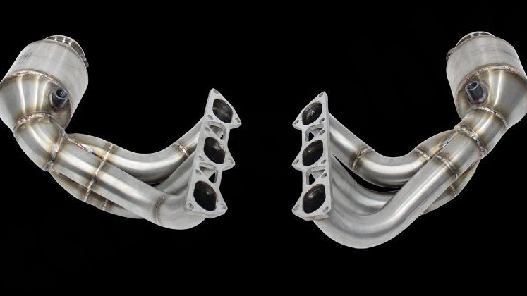 Photo of Cargraphic New Generation Long Tube Manifold Set for the Porsche 991 (Mk I) GT3/GT3 RS - Image 2