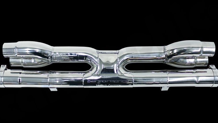 Photo of Cargraphic Rear Silencer Replacement X for the Porsche 991.1/2 Turbo/S - Image 1