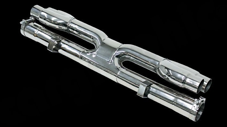 Photo of Cargraphic Rear Silencer Replacement X for the Porsche 991.1/2 Turbo/S - Image 3