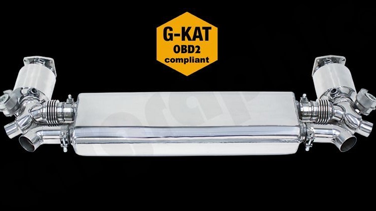 Photo of Cargraphic Turbo Back Exhaust System (With Flaps) for the Porsche 991.1/2 Turbo/S - Image 2