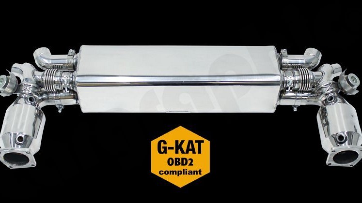 Photo of Cargraphic Turbo Back Exhaust System (With Flaps) for the Porsche 991.1/2 Turbo/S - Image 3