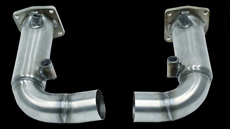Photo of Cargraphic Catalytic Converter Replacement Pipe Set for the Porsche 991.1/2 Turbo/S - Image 2