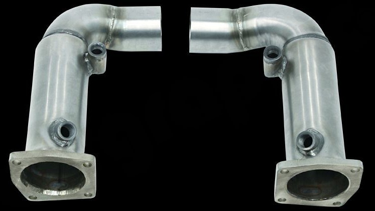 Photo of Cargraphic Catalytic Converter Replacement Pipe Set for the Porsche 991.1/2 Turbo/S - Image 3