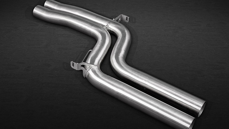 Photo of Capristo Middle Silencer Delete Pipes Set for the Audi Audi RS4 B7/B8 - Image 1