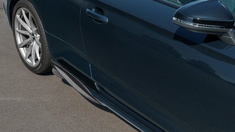 Photo of Capristo Carbon Fibre Side Fins for the Audi RS4 B9 - Image 1