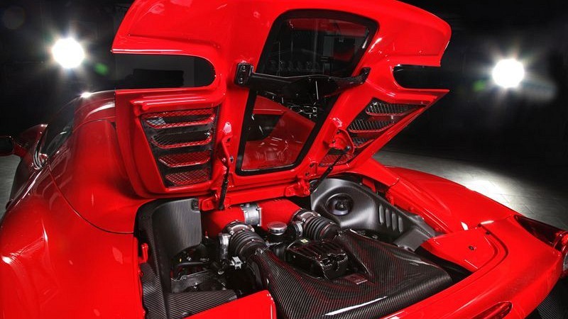 Photo of Capristo Engine Cover Set in Carbon Fibre (Spider) for the Ferrari 458 Italia / Spider - Image 4