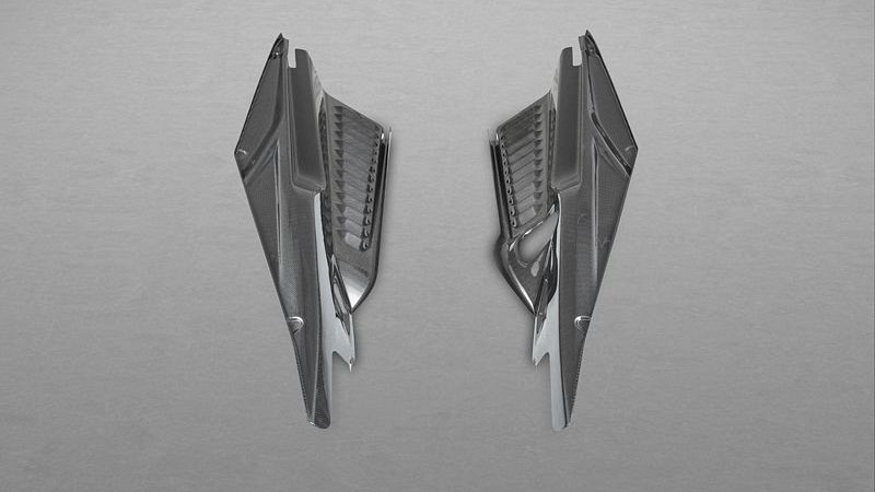 Photo of Capristo Engine Cover Set in Carbon Fibre (Italia/Speciale) for the Ferrari 458 Speciale / Aperta - Image 1