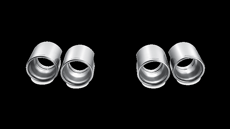 Photo of Akrapovic Tailpipe Set (Titanium) for the Porsche Cayenne Turbo (2003-2017) - Image 2