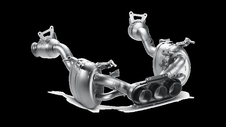 Photo of Akrapovic Slip-On Line Titanium Exhaust for the Ferrari 458 Italia / Spider - Image 2