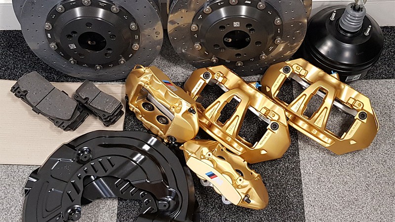 Photo of Brembo Genuine BMW M Performance Carbon Ceramic Brake Retrofit Kit (34112358378) for the BMW M3 (G80/81) - Image 1