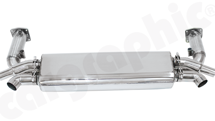 Photo of Cargraphic Turbo Back Exhaust System (Catless) for the Porsche 991.1/2 Turbo/S - Image 1