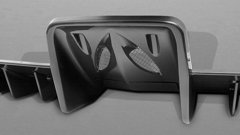 Photo of Capristo Rear Diffusor in Carbon Fibre for the Ferrari 458 Speciale / Aperta - Image 8