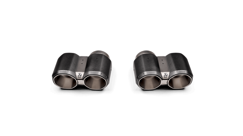 Photo of Akrapovic Tail Pipe Set (Carbon) Octagonal (G80) for the BMW M3 (G80/81) - Image 1